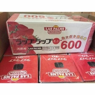 Màng bọc thực phẩm Laspalm 600, kích thước 30cm x 500m có dao cắt
