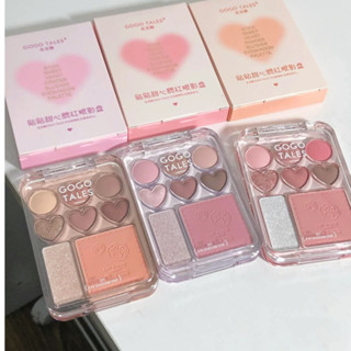 Phấn Mắt Má Hồng Highlight 3 in 1 GOGO TALES Stick Sweet Heart GT609 - GOGOTALES olala beauty
