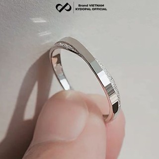 Nhẫn bạc nữ KYDOPAL cá tính đính đá trang sức bạc Ý 925 cao cấp - 9NF29