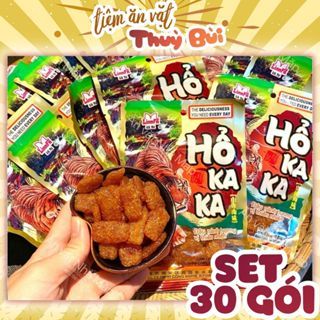  Bịch 20 Gói Hổ KaKa Chua Cay Trẻ Em Snack Que Cay đồ ăn vặt tuổi thơ cổng trường Tiệm ăn vặt Thuỳ Bùi 