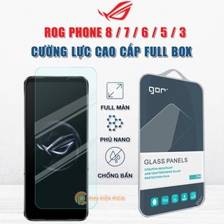 Cường lực Rog Phone 5 / Rog Phone 6 / 7 / 8 full màn hình chính hãng GOR - Dán màn hình RogPhone 5s