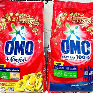 Bột giặt OMO công nghệ giặt xanh giúp xoáy bay vết bẩn loại bỏ mùi hôi túi 5.7kg/ omo comfort 5,3kg