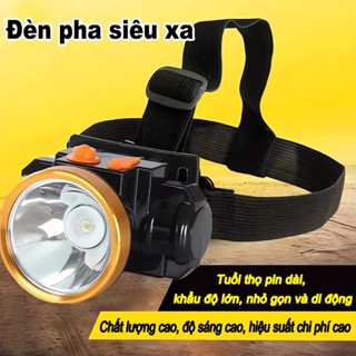 Đèn pin đội đầu /đèn pin đội đầu siêu sáng/đèn pin siêu sáng/đèn pha/đèn pin đội đầu siêu sáng pin trâu