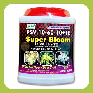 10-60-10+te - 1 hộp pha 250l - phân bón lá siêu ra hoa, đậu trái, ra hoa đồng loạt, giảm rụng trái non, lớn trái