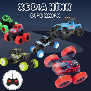 Ô Tô Đồ Chơi Nhào Lộn 360 Độ Vượt Địa Hình, Xe Điều Khiển, Xe đồ chơi ô tô cho bé việt dã, đồ chơi bé trai