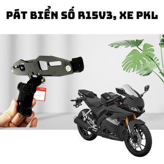 Pát biển số gập cho xe pkl , pkn , r15 , tfx v.vv