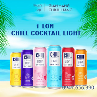 Nước trái cây lên men Chill Cocktail 3% 330ml