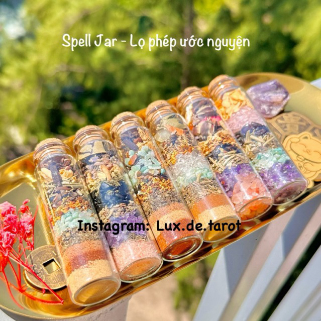 Love/Lucky/Money/Study,vv... - Lọ Spell Jar Thực Hiện Ước Nguyện (Link mới) [Tặng kèm quà]