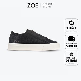 Giày zoe vải tweed màu đen onyx (lowtop onyx - ltw002