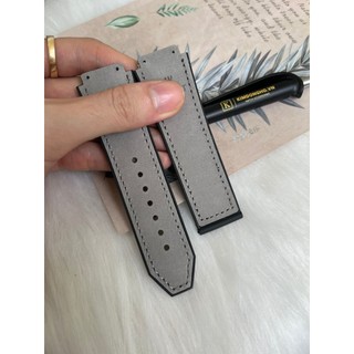 Tặng Kèm Tovit Thay Dây đồng hồ Nam Da Lộn Xám thơm mùi vani 19-25-22