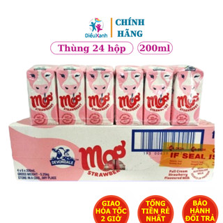 Thùng Sữa Tươi Devondale Dâu 200ml - Sữa Tươi Tiệt Trùng Khẩu Úc