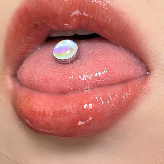 Khuyên lưỡi đá màu hologram