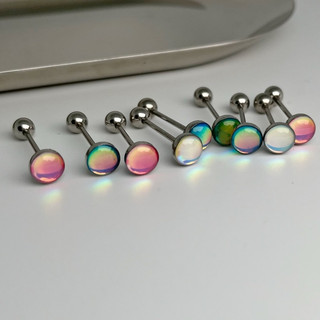 Khuyên lưỡi đá màu hologram