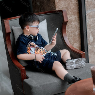 BỘ HỔ XANH THAN CHO BÉ