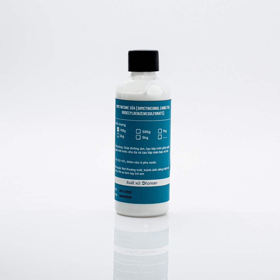 Dimethicone sữa 100gr 1kg nguyên liệu làm mỹ phẩm - 3C
