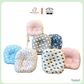 Gối chống trào ngược cho bé Monmon 68x68cm, gối chống trào họa tiết cho trẻ - Monnie Kids