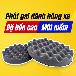 Phớt mút gai dùng để đánh bóng xe bước 2, phớt đánh bóng chất lượng cao