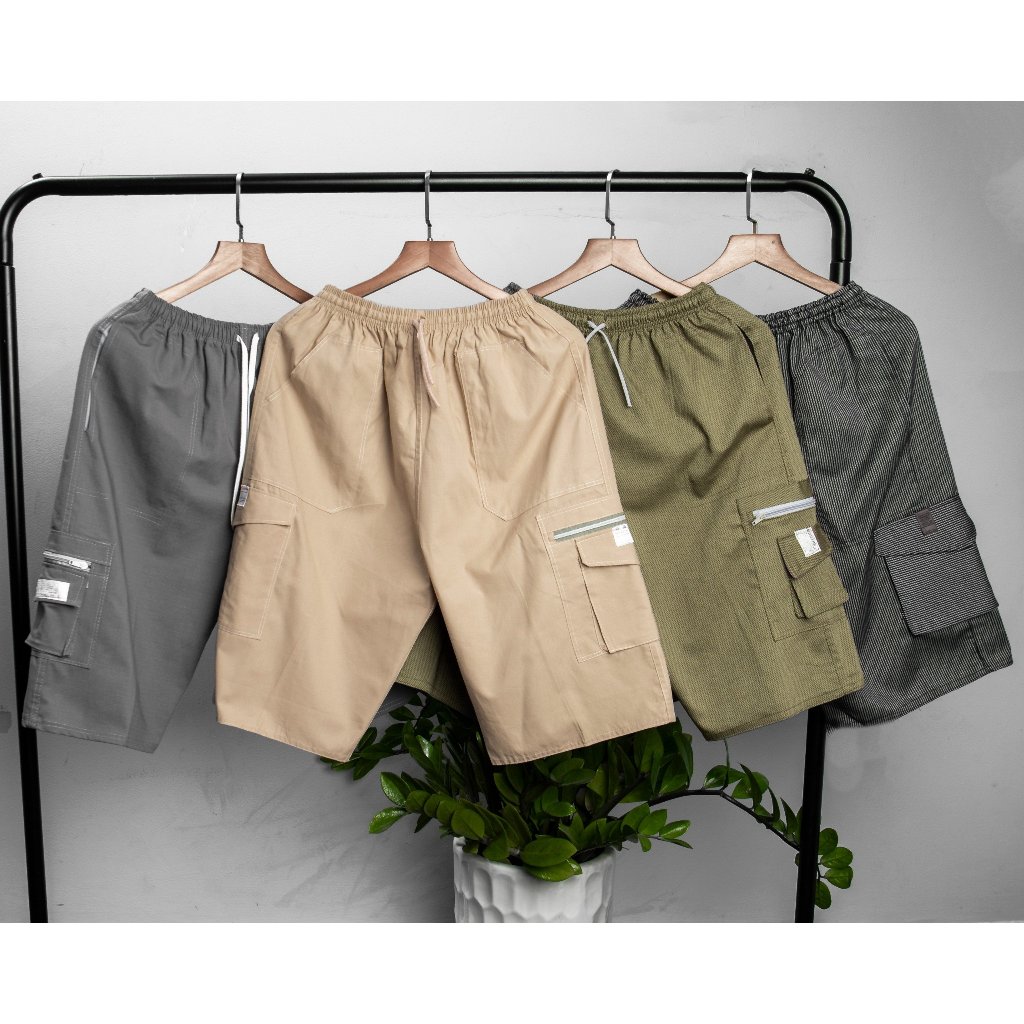 Quần Short Nam Túi Hộp Vải Cotton (Thoáng mát) (40 đến 100kg) - tannguyen_store