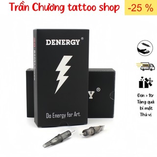 Kim xăm đi bóng vào màu - Kim máy pen- Kim đạn xăm tatoo Galaxy Denergy size RM & M1 hộp 20 cái -Trần Chương Tattoo shop
