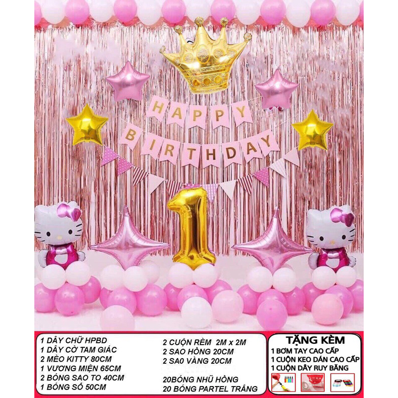 Combo Sinh Nhật Bé Trai - Gái Tuổi Mèo 2024