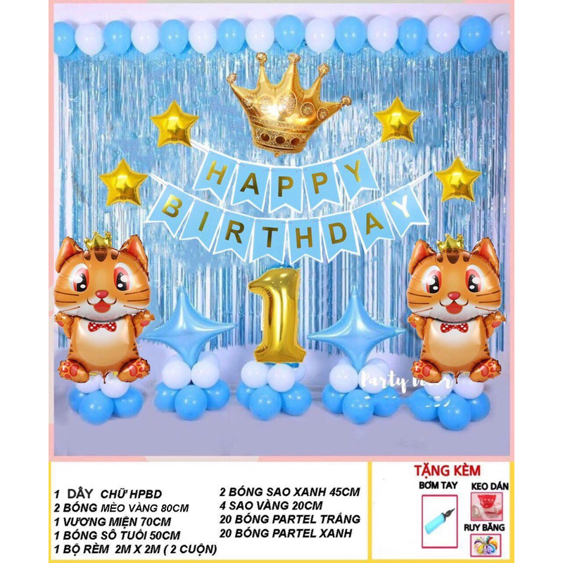 Combo Sinh Nhật Bé Trai - Gái Tuổi Mèo 2024