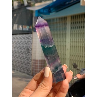 Trụ Rainbow Fluorite 9-10cm - CADA DECOR