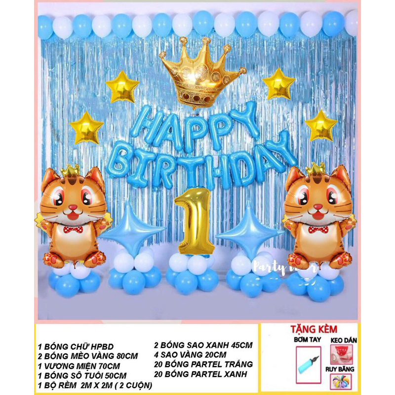 Combo Sinh Nhật Bé Trai - Gái Tuổi Mèo 2024