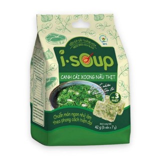 . canh cải xoong nấu thịt ăn liền i.soup túi 42g - km