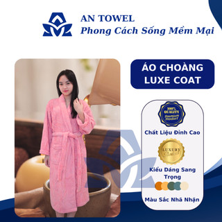 Áo choàng ngủ, tắm luxe coat chất liệu cao cấp, mềm mại, sang trọng, thấm hút nước, dùng cho khách sạn 5 sao, gia đình