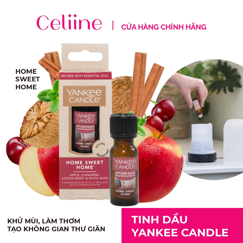 Tinh dầu Yankee Candle 15ml - Home Sweet Home