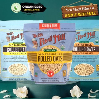 Yến mạch hữu cơ bob's red mill organic rolled oats các loại 454g 907g