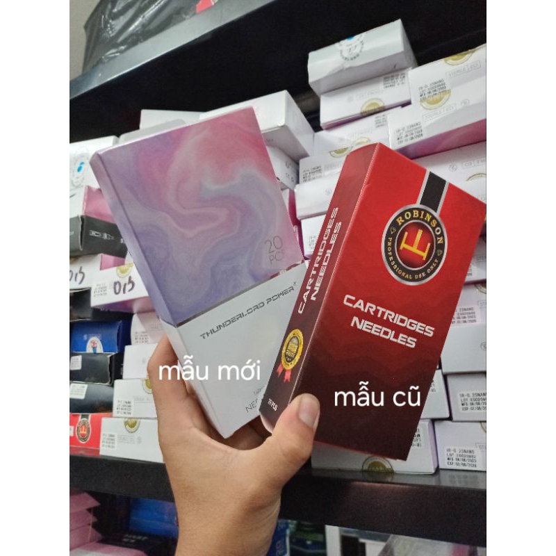 Kim Đạn Máy Pen Kim Robinson thunderlord hồng size nhỏ mảnh bén cho phun xăm thẩm mỹ