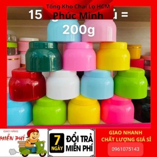 Hủ đựng kem body 150gr / hủ bầu / hủ chiết kem / hủ mỹ phẩm phụ kiện du lịch