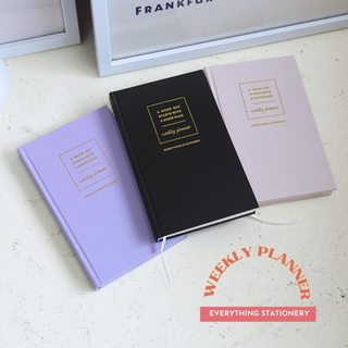 Sổ ghi chép kế hoạch bìa cứng – số kế hoạch tuần dạng 1 năm | everything stationery