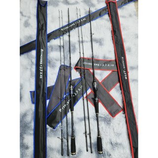  Cần câu lure Shimano Attacker 2 ngọn M và MH đứng ngang cao cấp tải tĩnh 4kg 