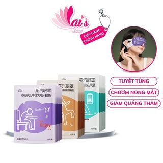 Mặt Nạ Mắt Nóng Chườm Mắt Hương Tuyết Tùng WECAN Cartoon Steam Eye Mask Thảo Dược Giảm Mỏi Mắt, Mệt Mỏi, Giúp Ngủ Ngon