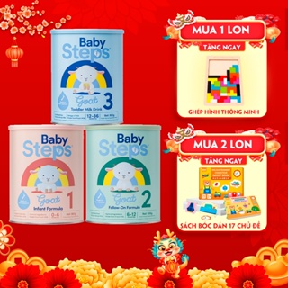 Sữa Dê Baby Steps chính hãng số 1,2,3. Cải thiện hệ miễn dịch