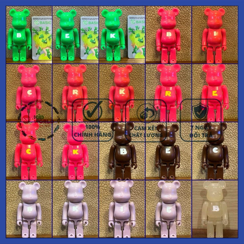 Chú gấu "bụng phệ" Bearbrick Basic. MS: 03.