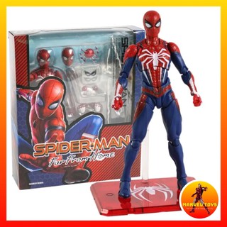 Mô hình bootleg người nhện spider man ps4 shf box far from home có khớp
