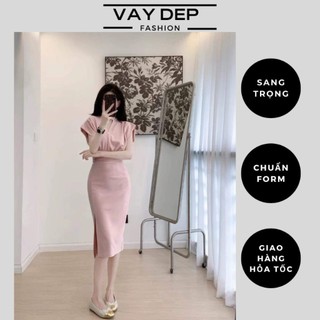 Đầm ôm sát thiết kế thắt eo sang chảnh