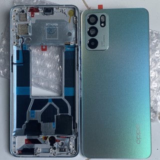 Bộ vỏ /nắp lưng /sườn máy oppo reno 6 5g / oppo reno6 5g zin chính hãng