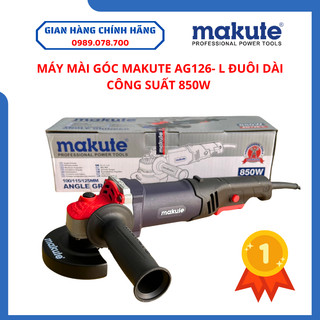 Máy mài góc đuôi dài makute ag126- l công suất 850w sử dụng đĩa 100mm