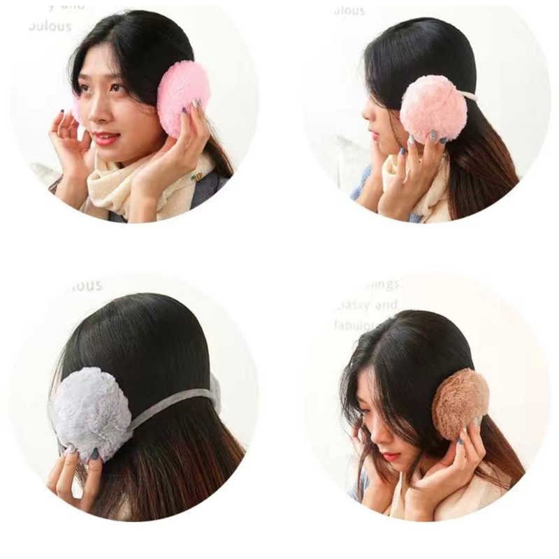 Bịt Tai Lót Lông , chụp tai lông, bịt tai bông giữ ấm cho bé, Giữ Ấm Mềm Mại Mùa Đông Cho Nam Nữ