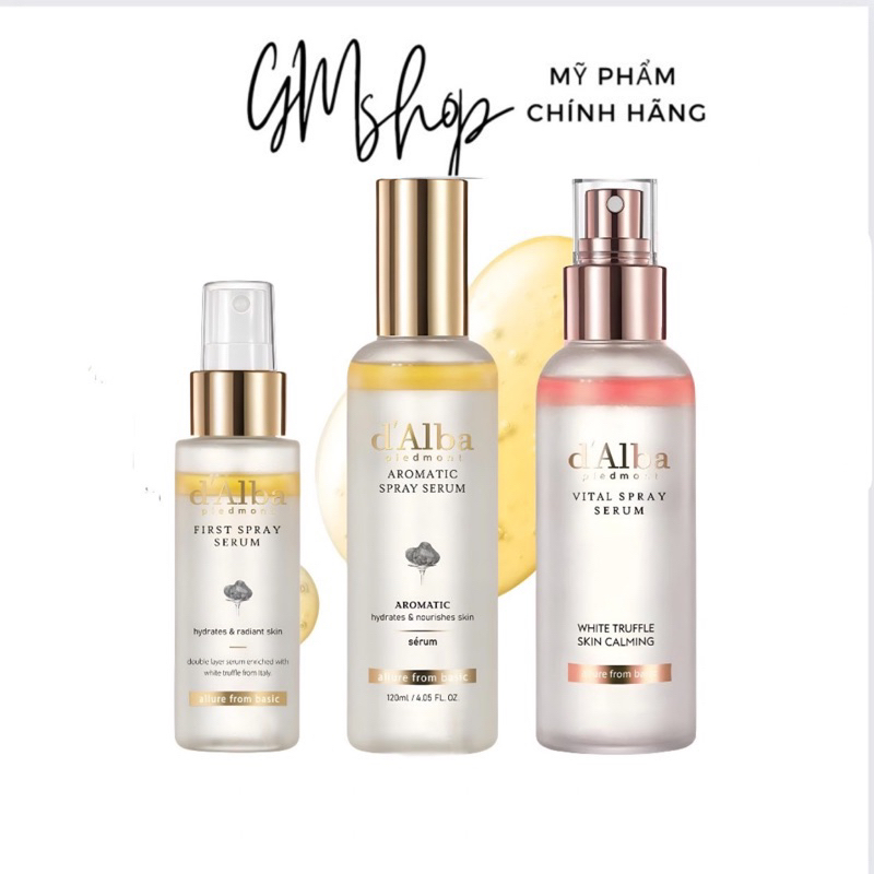 Serum Xịt Khoáng D’ALBA Dalba Chiết Xuất Nấm D'alba DÒNG First Spray Chính Hãng (GIÁ BUÔN SỈ)