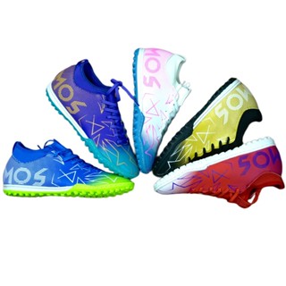 Giày đá bóng nam cỏ nhân tạo Newmos Alpha cổ chun thể thao chính hãng - NA006