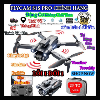 Flycam S1S Camera Kép 6K - Động Cơ Không Chổi Than Bay Ổn định, Cảm Biến Thông Minh Giúp Tránh Va Trạm