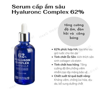 TINH CHẤT CẤP ẨM KARMEL HYALURON COMPLEX AMPOULE 62% (50ml)