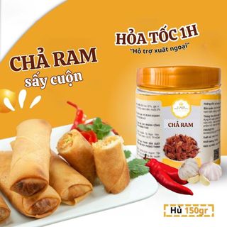 Chả Ram Sấy Cuộn Vị Biển, Đồ Ăn Vặt Ngon Giá Rẻ Hủ PET 200gr Thực Phẩm Ăn Liền