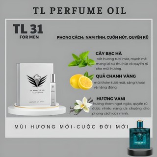 Tinh dầu nước hoa versace eros 15ml - tl perfume oil , tl31 , nam tính , quyến rũ , cuốn hút , nước hoa chiết