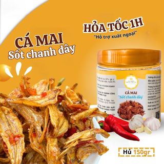 Cá Mai Sốt Chanh Chua Ngọt Vị Biển, Đồ Ăn Vặt Ngon Giá Rẻ Hủ Pet 150gr Sản Phẩm Ăn Liền